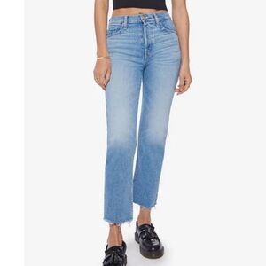 Mother The Tomcat Ankle Fray Jeans - Kitty Corner